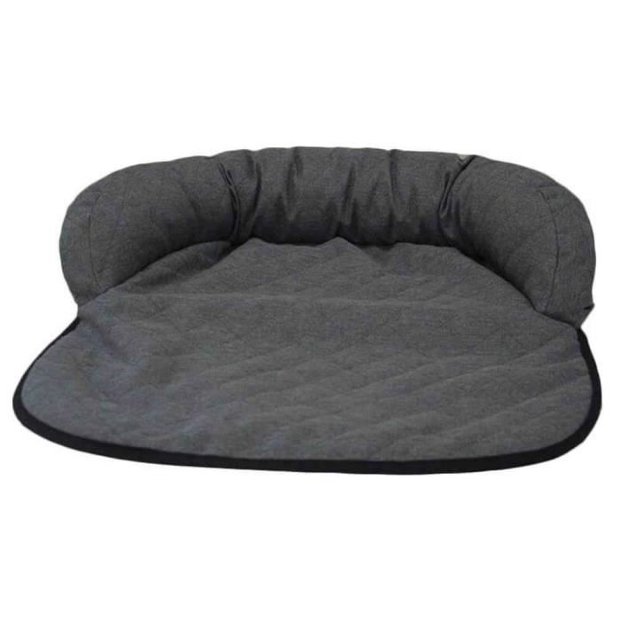 Wiko - Corbeille SOFA avec Tapis pour Chien - M Gris