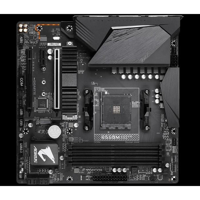 Carte mère GIGABYTE B550M AORUS PRO AMD B550 Socket AM4 4xDDR4 SDRAM 128GB Micro ATX - Gigabyte