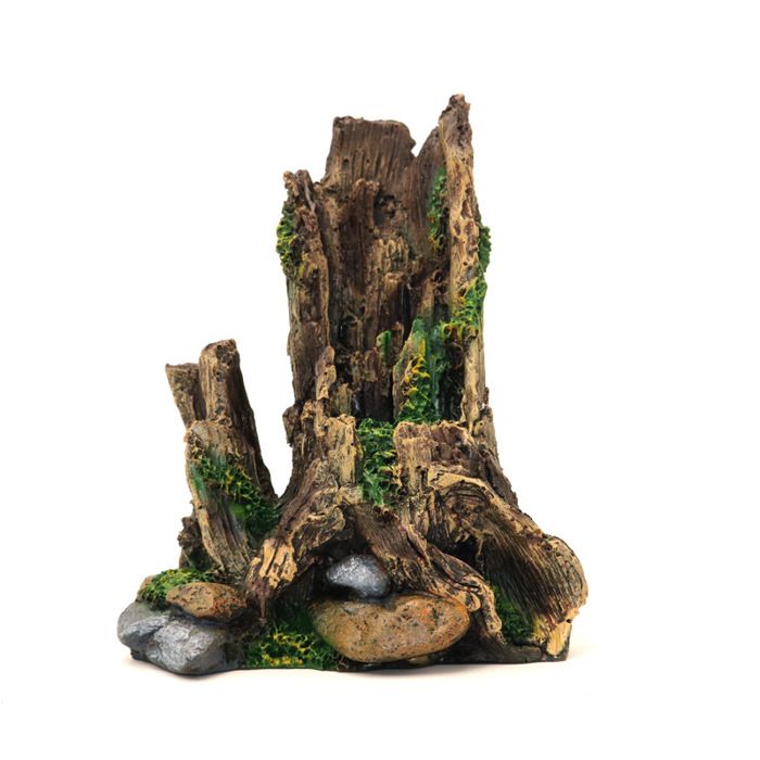 Meilleurs prix pour Accessoires de décoration d'aquarium, grotte de tronc d'arbre, décoration d'aquarium