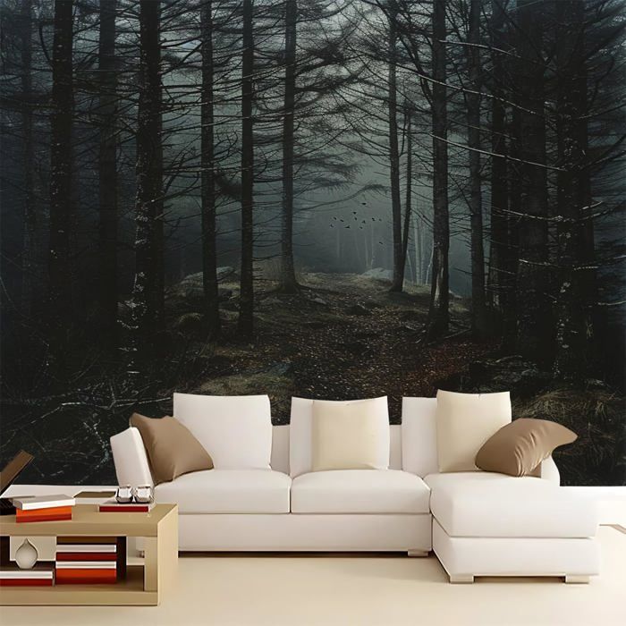 Papier Peint Panoramique 3D Nature Paysage Jungle Plantes 400x280cm ...
