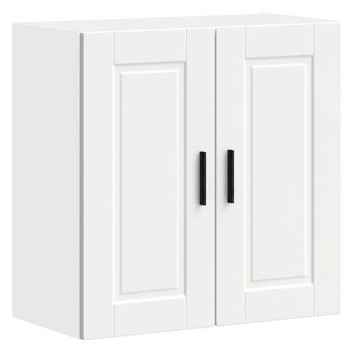 vidaXL Armoire murale de cuisine Porto blanc bois dingénierie 854057