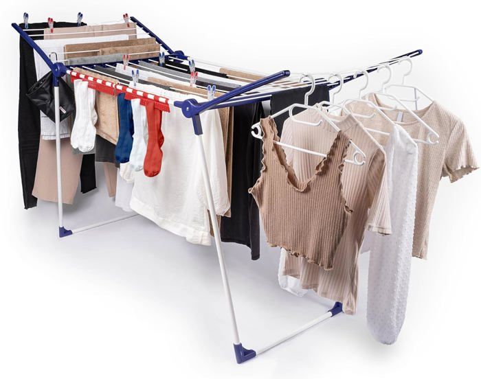 Ehskzjh Séchoir À Linge Sur Pied, Étendoir À Linge Pliable Pour Usage