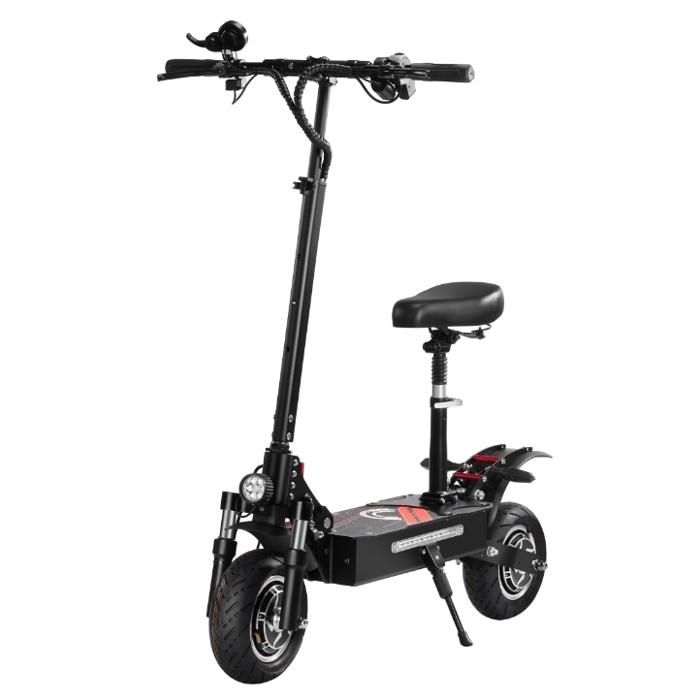 Trottinette électrique Pliable 500W – Pneus 10 Pouces, Batterie 10,5 Ah, Vitesse 25 Km/h, Autonomie 25-35 Km, Freins Double Système, Appli Mobile