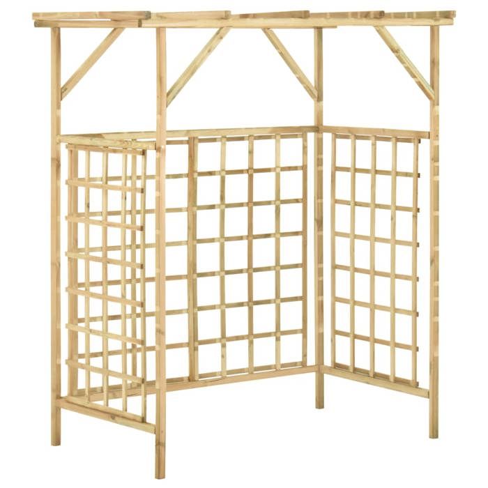 Top sélectionArche grimpantevidaXL Pergola de jardin pour poubelles doubles Bois de pin imprégné Euro8491