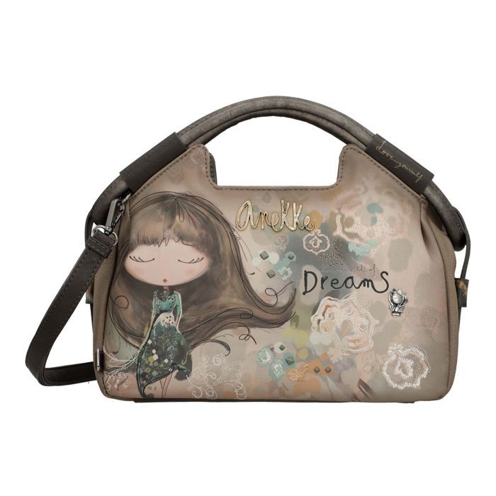 Anekke Sac à épaule bandoulière taupe multicolore pour femme - Real Bowling Bag Multicolor 314156