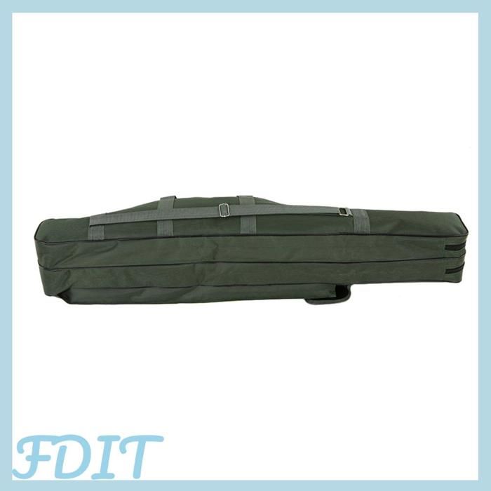 GOTOTOP sacs de canne à pêche Sacs de pêche polyvalents pliables 100cm/150cm sacs pour canne à pêche sport Vert armée 100