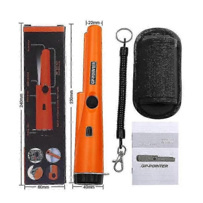 Détecteur de métaux étanche Garrett Pro-Pointer AT pour la recherche dor et de trésors (orange)