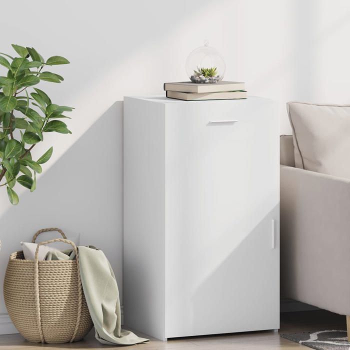 Vaisselier Meuble Rangement - vidaXL - Buffet(1 pc) - bois dingénierie - blanc - 50 x 425 x 93 cm@qgw60n