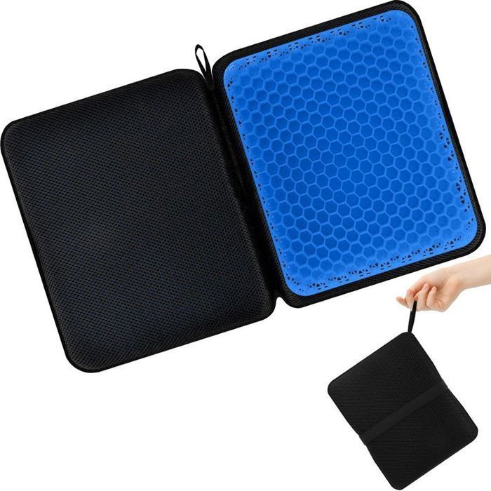 Coussin de siège en gel pliable pour une assise longue respirant rafraîchissant design dété grand support ergonom Balaena BV