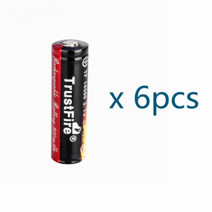14500 de 3,7 v 800 mah Li-Ion de la batería recargable de alta