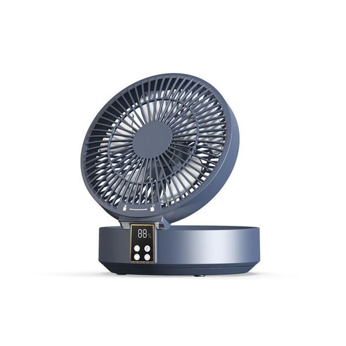 Bleu - Ventilateur électrique de bureau, télécommande, petit  refroidisseur'air mural pliable et Portable, ven - Cdiscount Bricolage