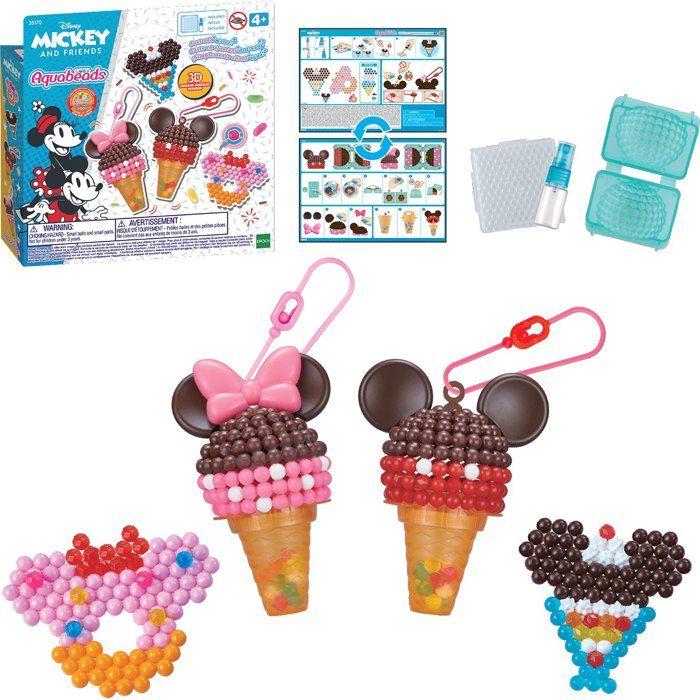 Le coffret des glaces Mickey Aquabeads 35170 Perles qui collent avec de leau loisir créatif pour enfant