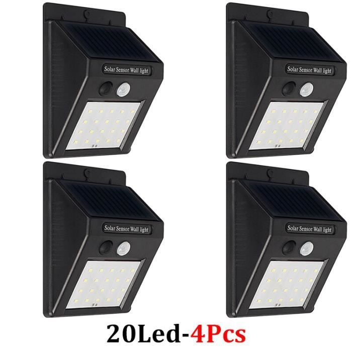 Baliseborne solaire,Lampe solaire d'extérieur à 20 LED avec détecteur — free download