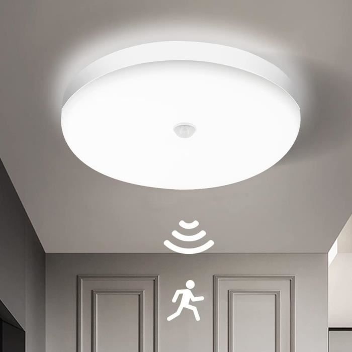 Lampe LED avec détecteur de mouvement à l'intérieur La distance de détection  est automatiquement activée à une distance de 3 [H531] - Cdiscount Bricolage