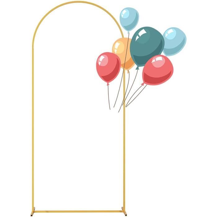 Cadre de fond d'arche en métal 1,5 mètre cadre de fond d'arche de ballon de mariage adapté pour fête d'anniversaire baptême banquet de mariage | Leroy Merlin