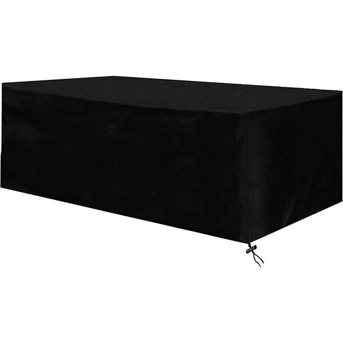 Housse De Protection Imperméable Pour Coffre De Rangement Extérieur - Taille ~123x62x55 Cm - Oxford Résistant - Toutes Saisons