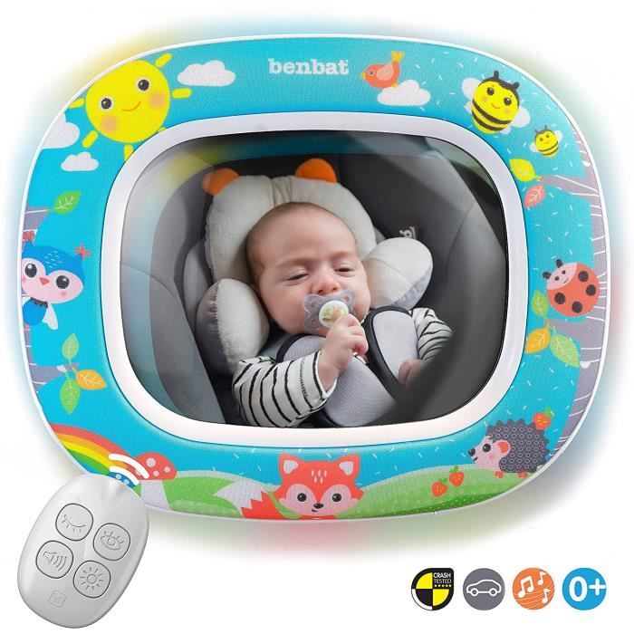 Miroir Auto Bebe Retroviseur Voiture Bebe Miroir Bebe Pour Voiture Miroir Lumineux Voiture Mirroir Siege Rriere Bebe L Cdiscount Auto