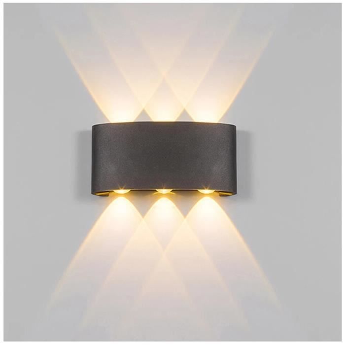 Mur Led Lampe Extérieure En Aluminium IP65 ÉTANCHE Vers Le Bas La ...