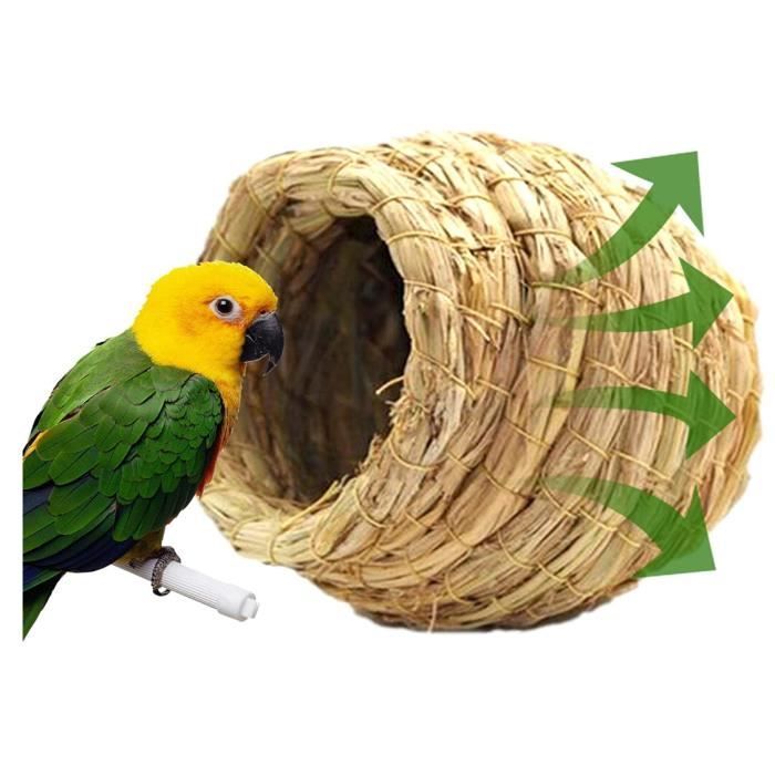 Tissu De Nidification Pour Oiseaux - Mélange Jute, Coton, Sisal - Sec Et Doux - Pour Perroquets, Canaris, Pinsons - 6