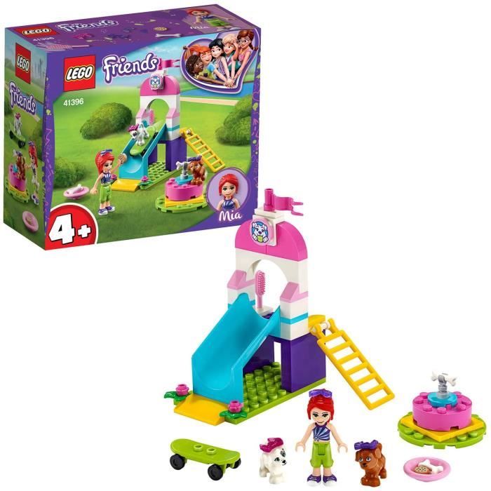 Jeux de construction LEGO Friends, L'aire de jeux des bébés avec Mia et 2 figurines de chien, Slide et Merry font le tou 52812