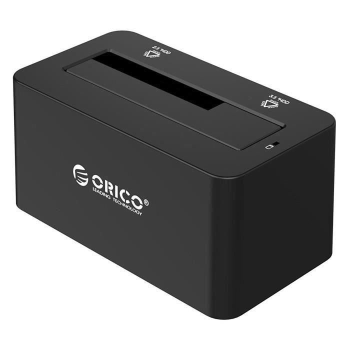 ORICO® Station daccueil USB 3.0 pour disque dur SATA III de 25 -35 -Dock HDD-SSD avec UASP LBQ32
