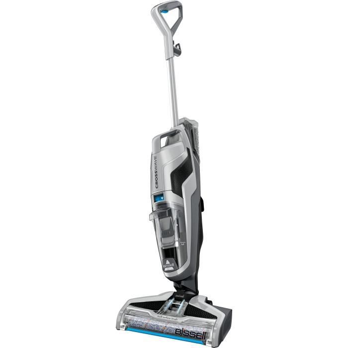 BISSELL CrossWave C3 Select 3551N - Aspirateur Balai Laveur 3 en 1 - Nettoyage Multi-Surfaces - Cycl