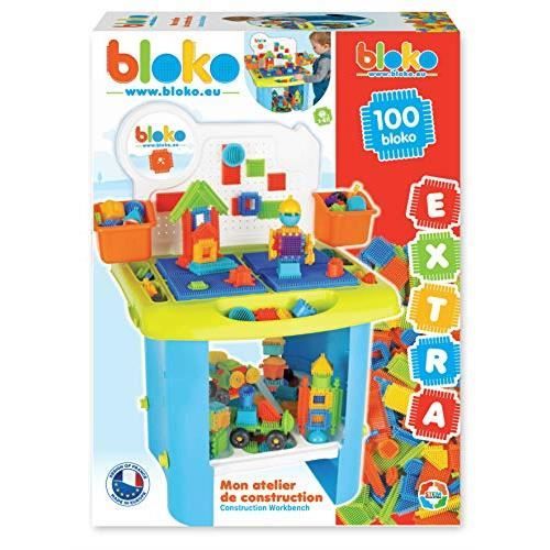 Bloko Set Da Costruzione 50 Pezzi Con 2 Figure Della Famiglia | Giocattolo Per Bambini Da 12 Mesi | Made In Europe