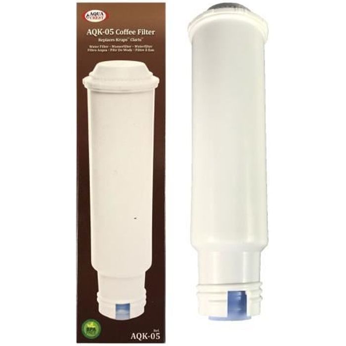 4 Filtres à Café AQUACREST - Compatible Melitta, Krups, Nivona - Certification TÜV Sans BPA - Pour Machines Café
