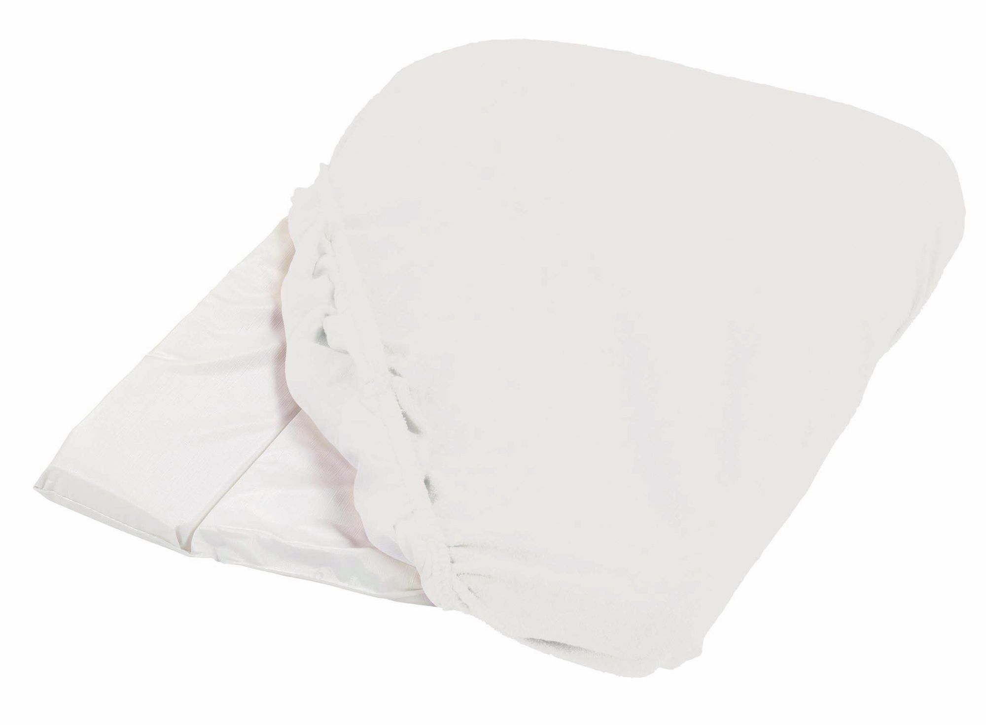 Housse+de+matelas+à+langer+-+CANDIDE+-+Eponge+-+50+x+75+cm+-+Blanc