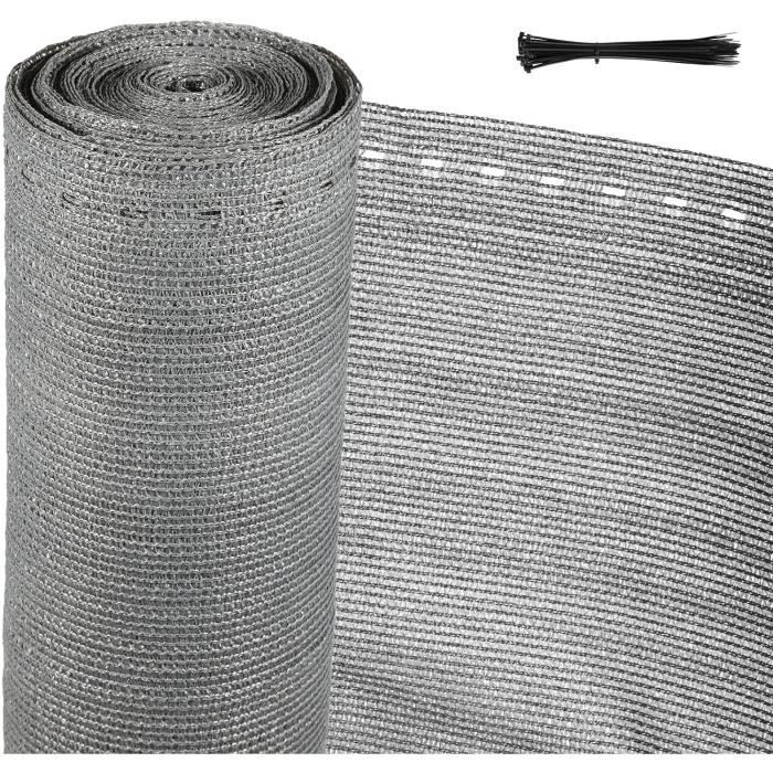 Panneau occultant effet lames de clôture motifs FLOWER 1,5 x 10M 160 gr/m² ID Ma
