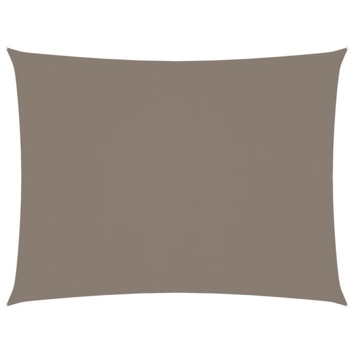HIGSOSE Voile D'ombrage En Tissu Oxford Rectangulaire 3x6 M Anthracite