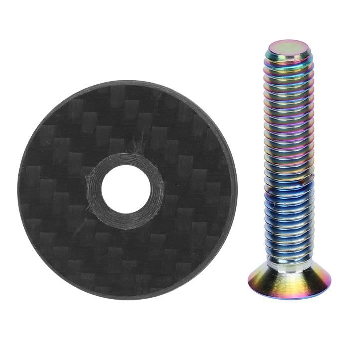 VGOL Support de Fixation pour Capuchon Supérieur Tige de Vélo en Métal Compatible avec Garmin