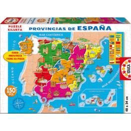 Puzzle Espagne Provinces - EDUCA - Puzzle de 150 pièces - Voyage et cartes - Pour enfants de 6 ans et plus