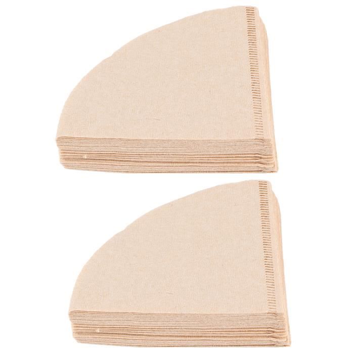 Filtre à café jetable en papier forme conique FDIT 80pcs blanc et — free download