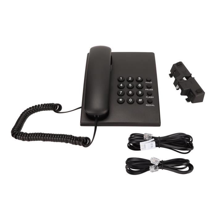 Téléphone Fixe sans Fil avec répondeur Alcatel XL785 Blanc : :  High-Tech