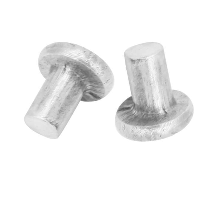 Plate Ribet Solid Rivet solide à tête plate - FDIT - M2.5 - Aluminium - 100pcs ...