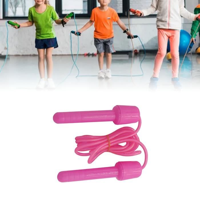 Corde à sauter pour enfants débutants - FYDUN - Réglable pour enfants de 3  à 6 ans - Rose - Cdiscount Sport