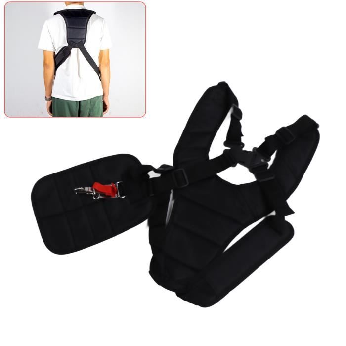 Bandoulière Réglable Pour Tondeuse à Gazon - Sangle Noire, Harnais De Portage, Jardinage
