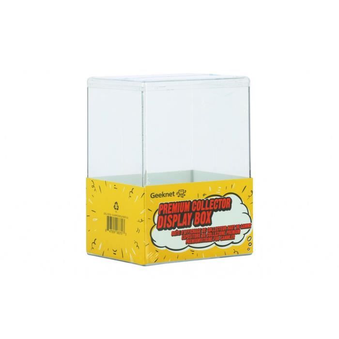 Vitrine Transparente Carrée Pour Balle De Baseball - Présentoir Collection, Socle Noir, Protection Poussière