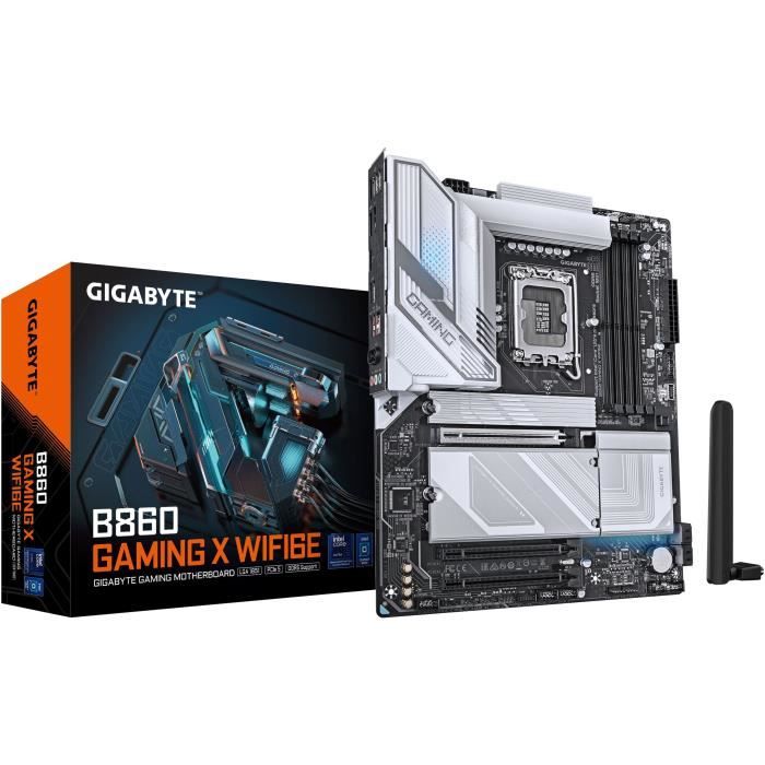 Carte mère - GIGABYTE - B860 GAMING X WIFI6E - DDR5 - WiFi 6E - 256 Go max