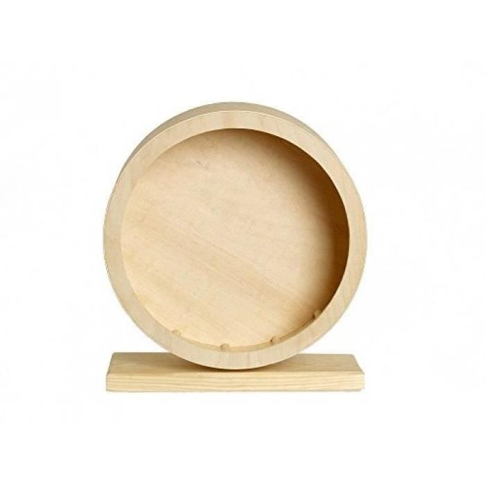Meilleurs prix pour Roue d'exercice Bogie en bois 29 cm. pour rongeur