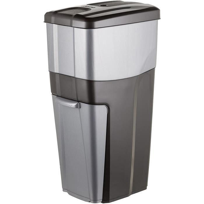Poubelle De Cuisine 40L Inox 2 En 1 – Bac à Pédale, Design Pratique Et Moderne