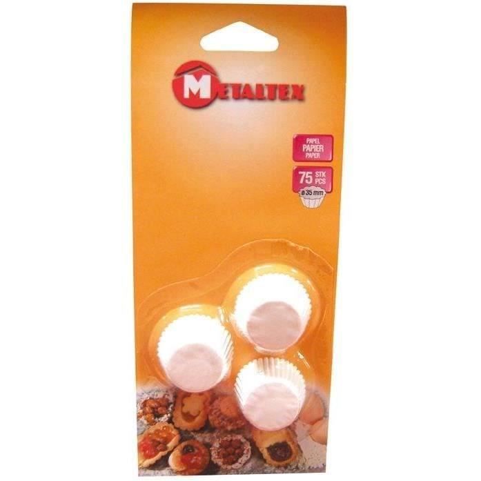 METALTEX - Caissette moule papier d.35 x75 257770