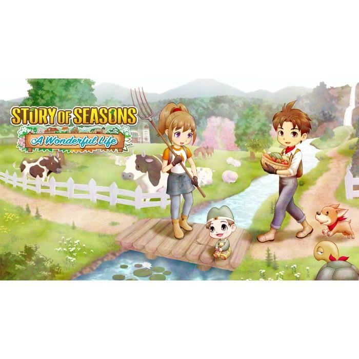 Jeu vidéo Story of Seasons A Wonderful Life Nintendo Switch Aventure