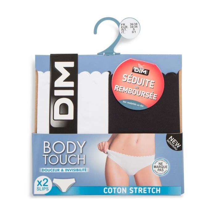 slip mini dim pur coton