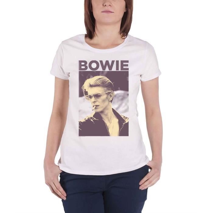 t shirt david bowie femme