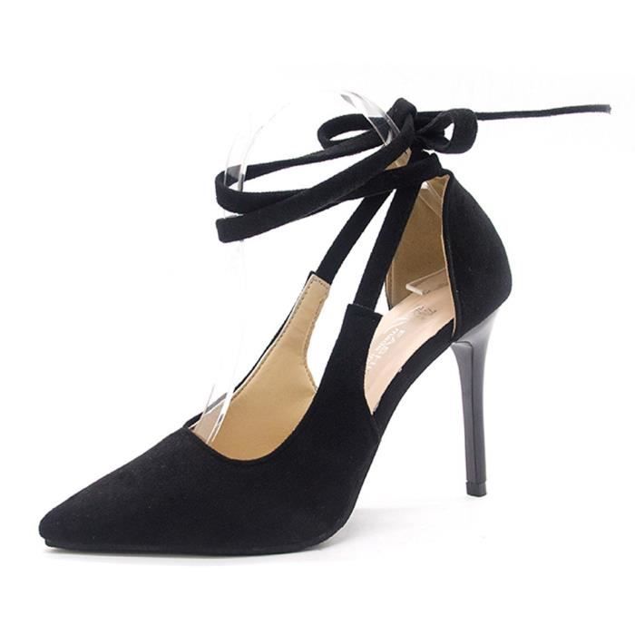 escarpin montant cheville