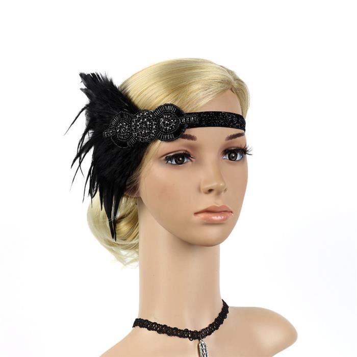Flapper perlé des années 1920 - France