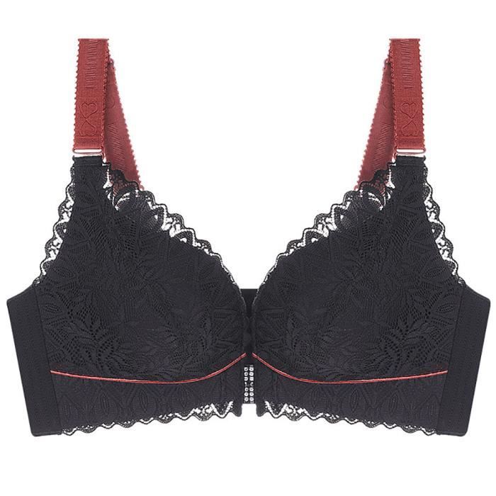 Soutien-Gorge Dentelle Noire Balconnet - Taille 105D - Avec Armatures - Neuf Avec Étiquettes