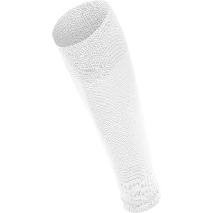 macron sprint chaussettes de football footless - blanc | taille: 35/38